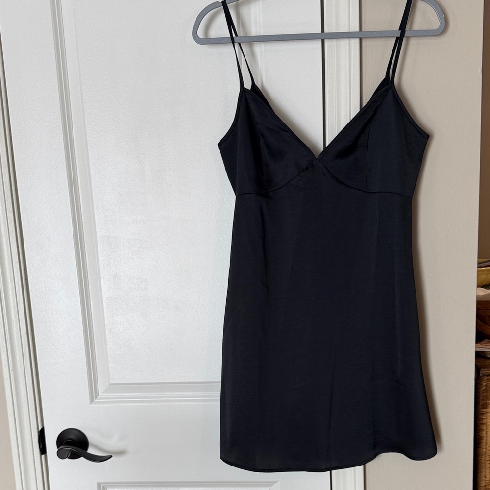 Forever 21 Black Slip Dress